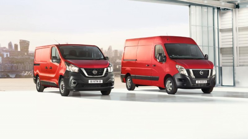 Nissan Upgrades NV300 and NV400 Vans with Improvements to Comfort, Safety and Style Alongside Lower Emissions